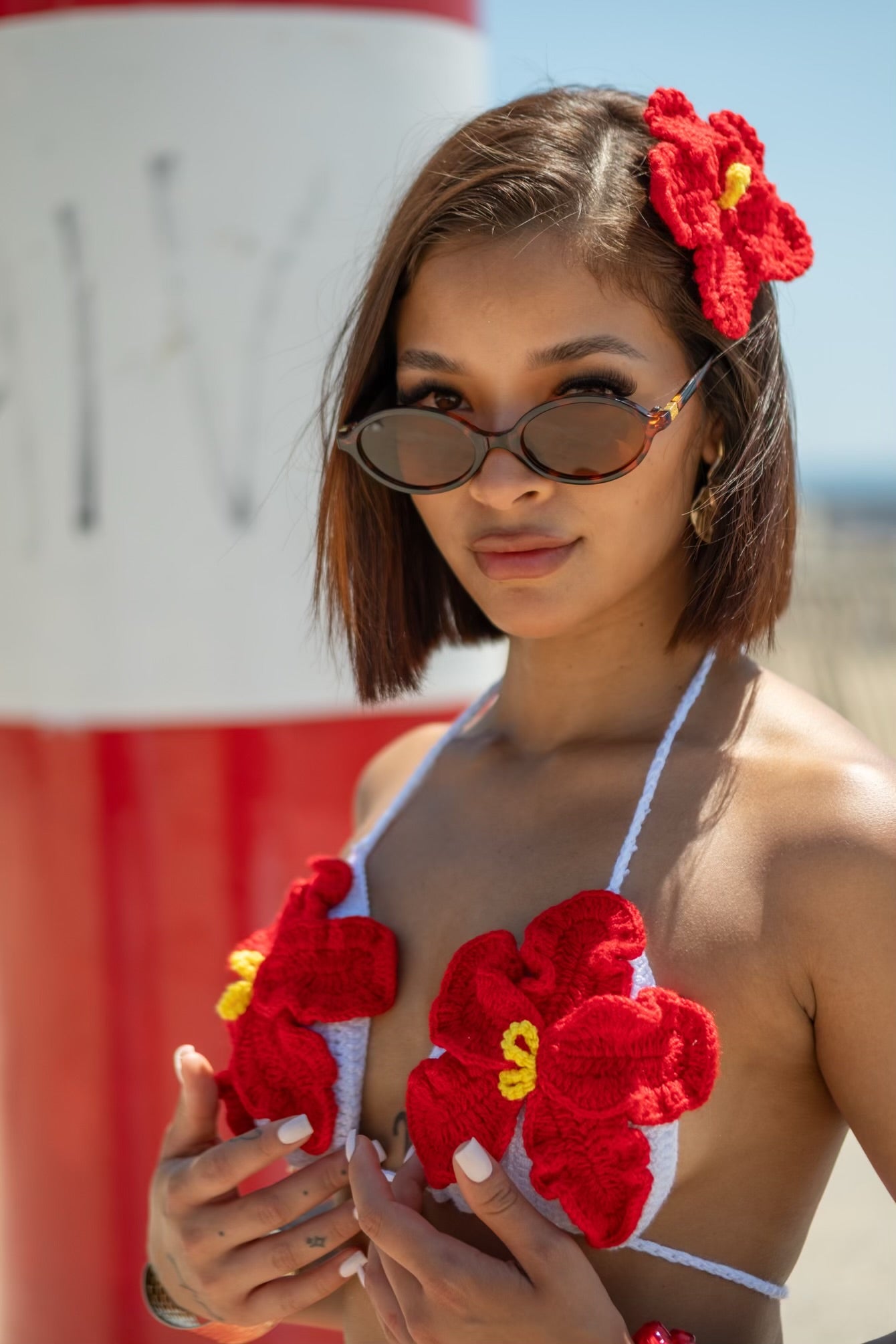 Top Caribe Rojo